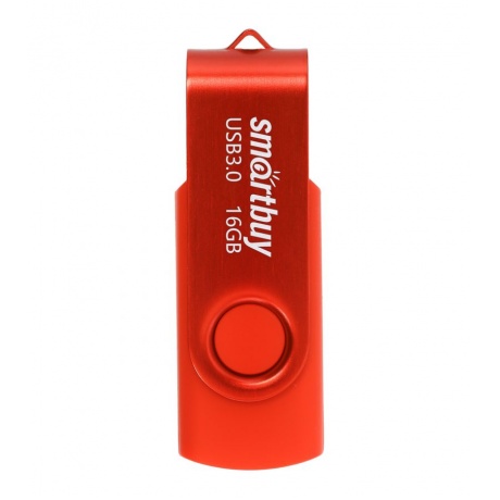 Карта памяти SmartBuy 16GB Twist Red 3.0 (SB016GB3TWR) - фото 1