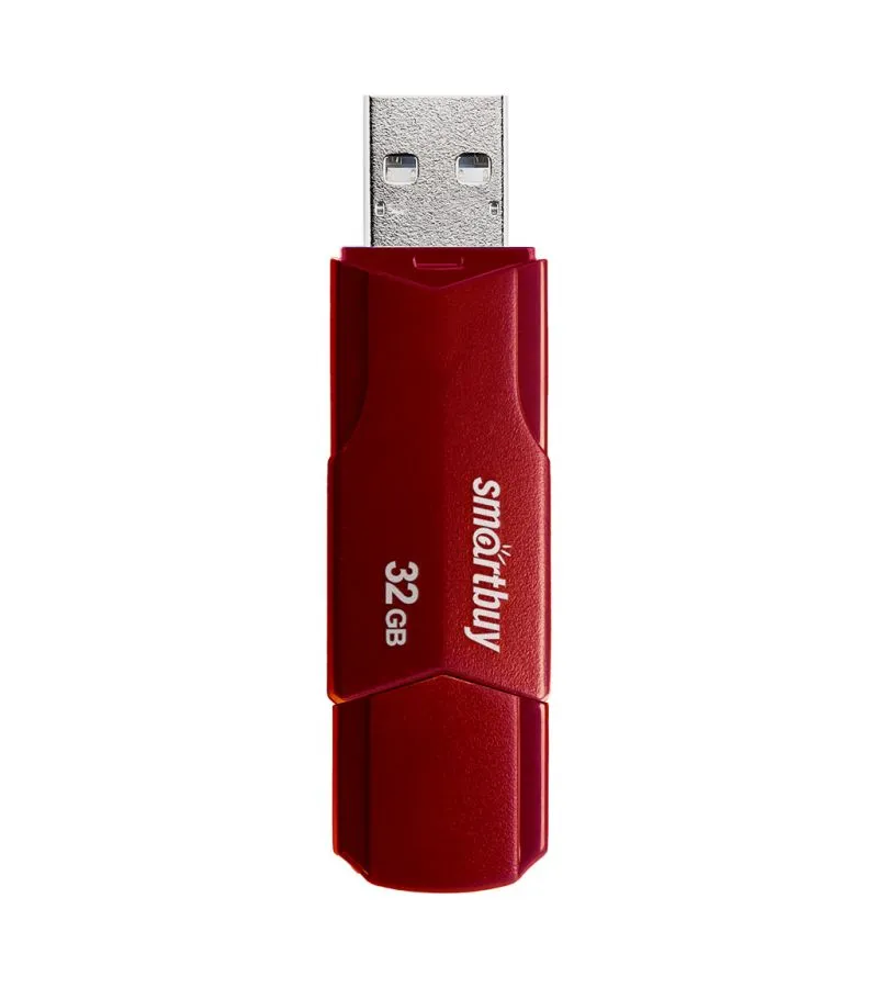 Карта памяти SmartBuy 32GB CLUE Burgundy (SB32GBCLU-BG) - фото 1