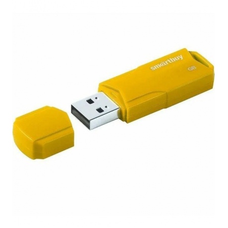 Карта памяти SmartBuy 32GB CLUE Yellow (SB32GBCLU-Y) - фото 3