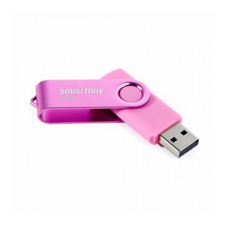 Карта памяти SmartBuy 32GB Twist Pink (SB032GB2TWP) - фото 2
