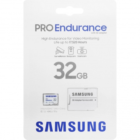 Карта памяти Samsung PRO Endurance 32 ГБ microSDXC - фото 1
