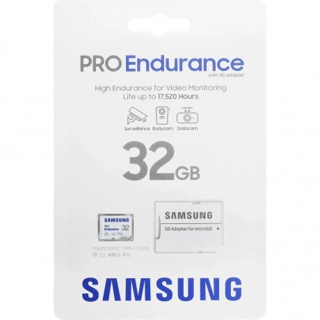 Карта памяти Samsung PRO Endurance 32 ГБ microSDXC