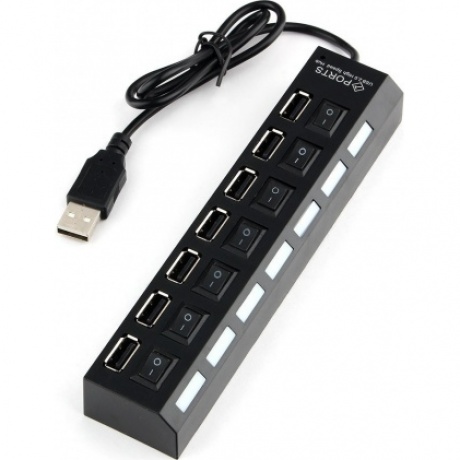USB-концентратор Gembird UHB-U2P7-02 2.0 - фото 1