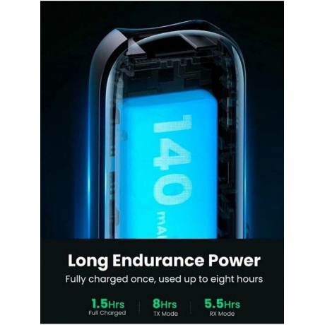 Bluetooth приемник/передатчик UGREEN CM403 (80893) черный - фото 9