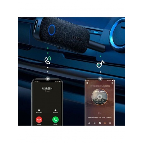 Bluetooth приемник/передатчик UGREEN CM403 (80893) черный - фото 10