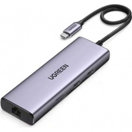 Хаб UGREEN USB концентратор USB-C To HDMI 4K при 30 Гц , 3хUSB 3...