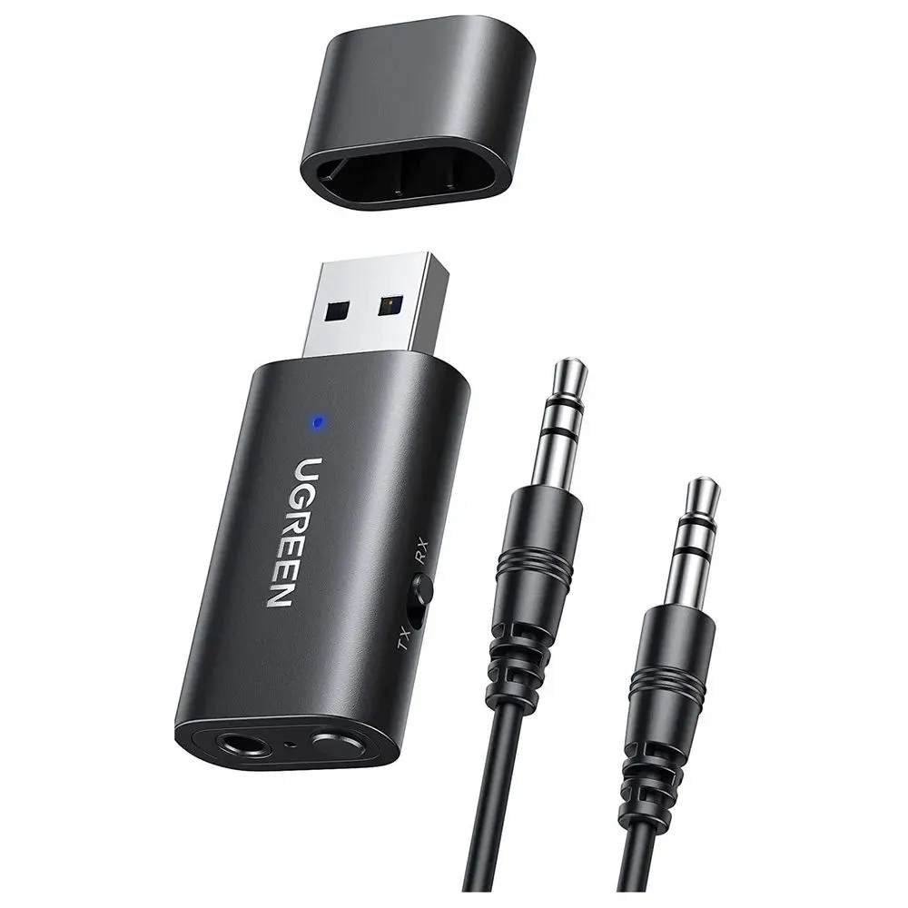 Bluetooth аудио ресивер + трансмиттер UGREEN CM523-60300 Black (60300) - фото 1